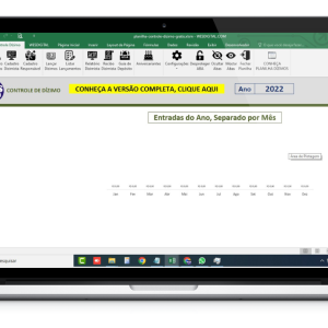 Planilha de Controle de Dízimos e Ofertas 2024